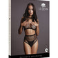 Shots Le Desir Duo Net Key Hole Bra Set Black O/S Shots America LLC