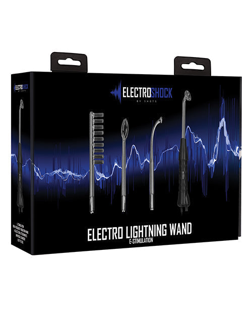 Shots Electroshock Lightning Wand - Black Shots America LLC