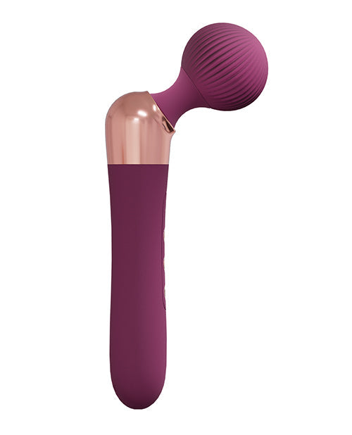 Shots Loveline Serenity Wand Massager - Burgundy Shots America LLC