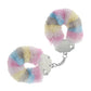 Shots Ouch! Heavy-duty Fluffy Handcuffs - Powder Rainbow Shots America LLC