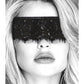 Shots Ouch Black & White Lace Mask w/Elastic Straps - Black Shots America LLC
