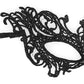 Shots Ouch Black & White Lace Eye Mask - Royal Black Shots America LLC