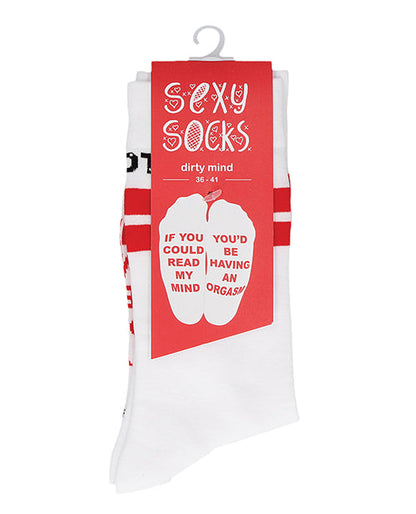 Shots Sexy Socks Dirty Mind - Female Shots America LLC