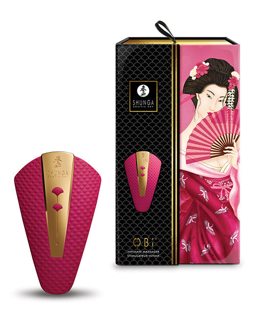 Shunga Obi Intimate Massager - Raspberry Shunga