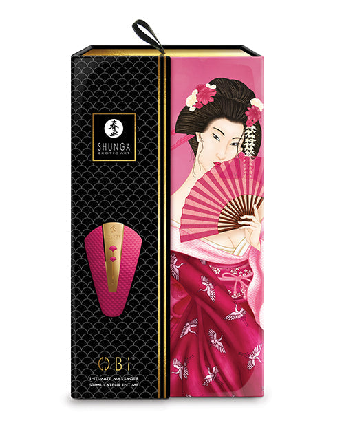 Shunga Obi Intimate Massager - Raspberry Shunga