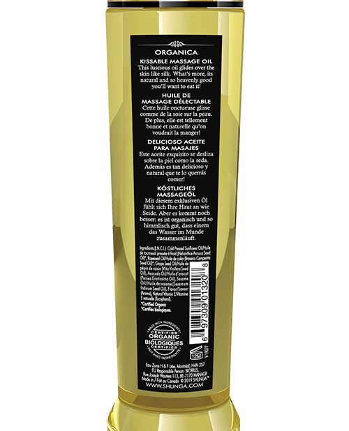 Shunga Organica Kissable Massage Oil - 8 oz Maple Delight Shunga