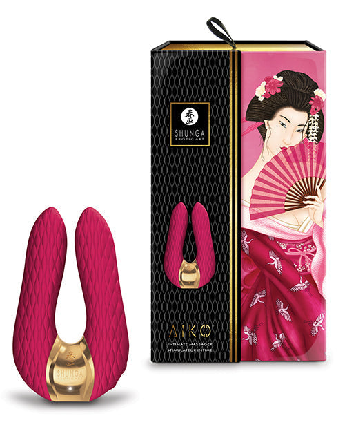 Shunga Aiko Intimate Massager - Raspberry Shunga