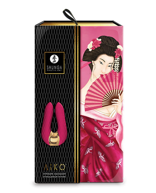 Shunga Aiko Intimate Massager - Raspberry Shunga