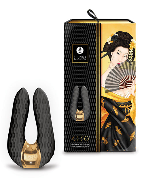 Shunga Aiko Intimate Massager - Black Shunga