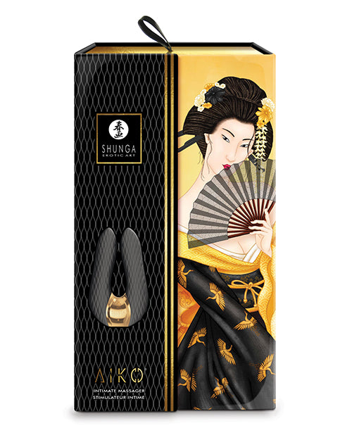 Shunga Aiko Intimate Massager - Black Shunga