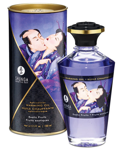 Shunga Warming Oil - 3.5 oz Exotic Fruits Shunga
