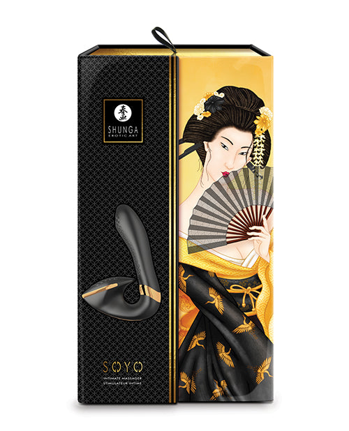 Shunga Soyo Intimate Massager - Black Shunga