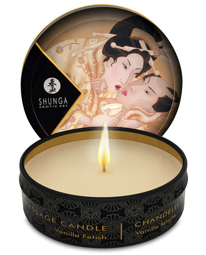 Shunga Desire Mini Candlelight Massage Candle - 1 oz Vanilla Shunga