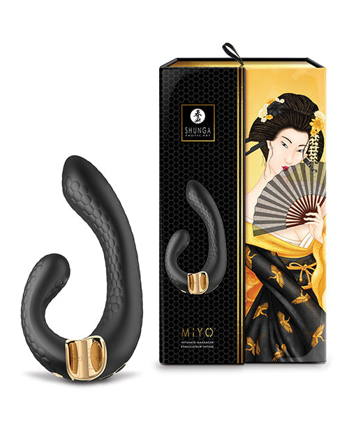 Shunga Miyo Intimate Massager - Black Shunga