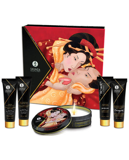 Shunga Geisha's Secret Luxury Gift Set - Sparkling Strawberry Wine Shunga