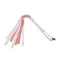Sex & Mischief Peaches 'n CreaMe Stripe Flogger