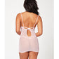 Floral Mesh Chemise & G-String Pink SM Seven 'til Midnight Costume
