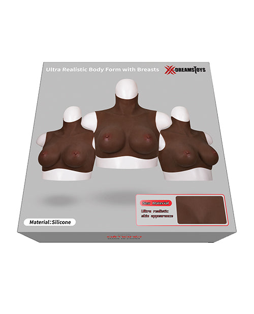 XX-DREAMTOYS Ultra Realistic B Cup Breast Form Small - Black St Rubber Gmbh