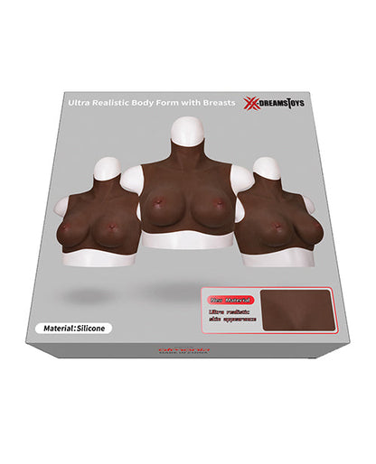 XX-DREAMTOYS Ultra Realistic B Cup Breast Form Small - Black St Rubber Gmbh