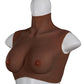 XX-DREAMTOYS Ultra Realistic B Cup Breast Form Small - Black St Rubber Gmbh