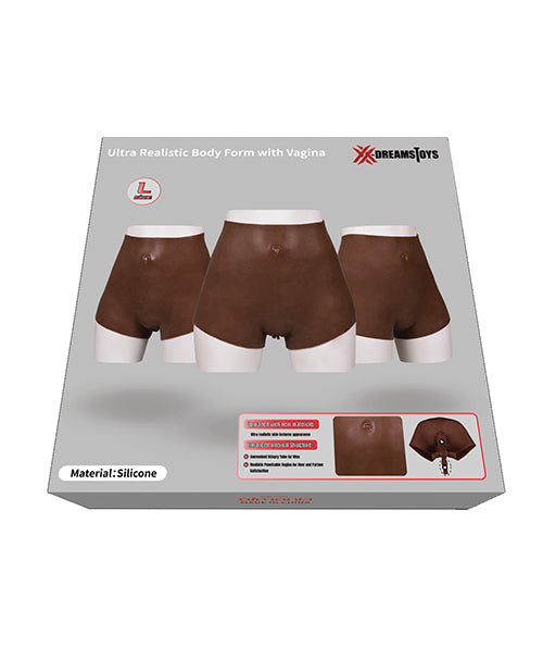 XX-DREAMTOYS Ultra Realistic Vagina Form Large - Black St Rubber Gmbh