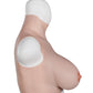 XX-DREAMSTOYS Ultra Realistic E Cup Breast Form Large - Ivory St Rubber Gmbh