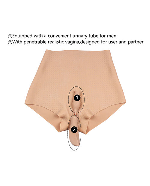 XX-DREAMSTOYS Ultra Realistic Vagina Form Small - Ivory St Rubber Gmbh