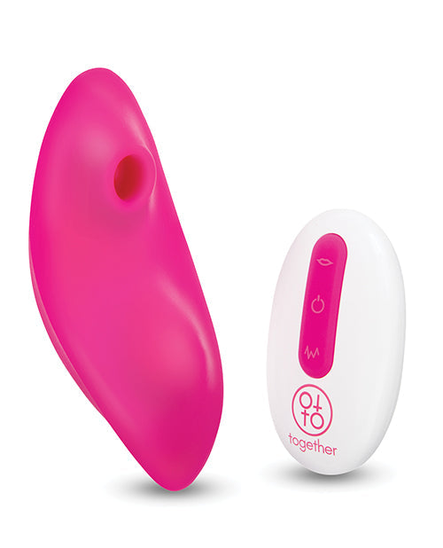 Together Suck N' Go Remote Controlled Panty Vibrator - Pink Electric Eel INC