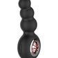 Gender Fluid Quiver Anal Ring Bead Vibe - Black