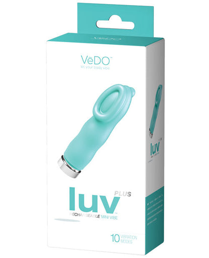 VeDO Luv Plus Rechargeable Vibe - Tease Me Turquoise Savvy Co.
