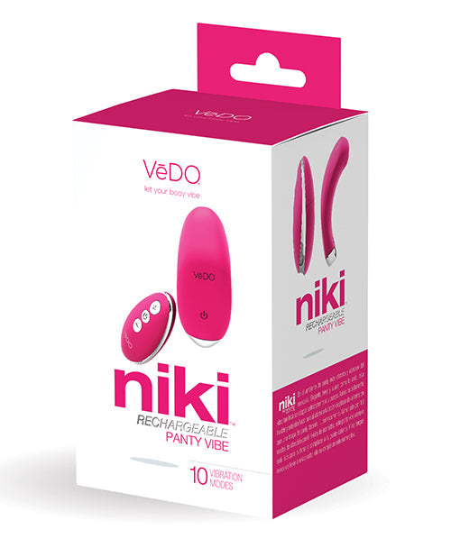 VeDO Niki Rechargeable Panty Vibe - Foxy Pink Savvy Co.