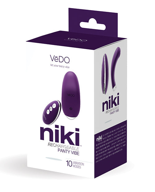 VeDO Niki Rechargeable Panty Vibe - Deep Purple Savvy Co.