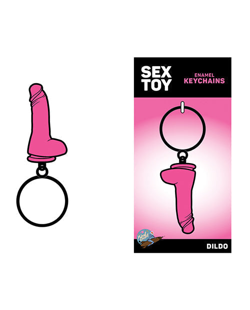 Wood Rocket Sex Toy Dildo Keychain - Pink Wood Rocket LLC