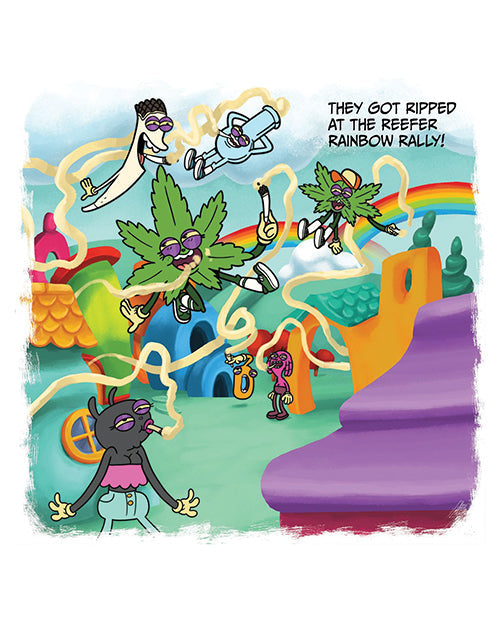 Wood Rocket The Dopest Place in the Whole Weed World Adult Storybook Wood Rocket LLC