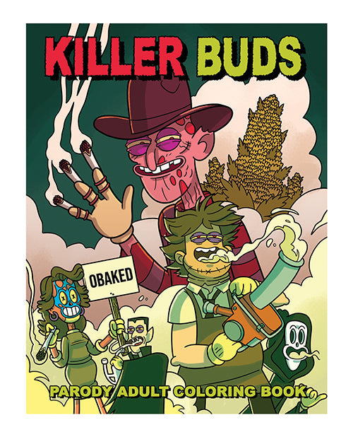 Wood Rocket Killer Buds Adult Coloring Book Wood Rocket LLC