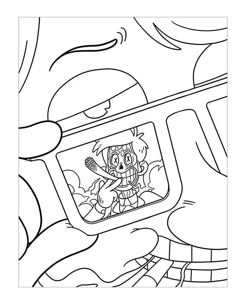 Wood Rocket Killer Buds Adult Coloring Book Wood Rocket LLC