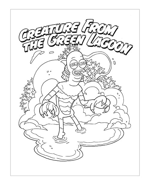 Wood Rocket Killer Buds Adult Coloring Book Wood Rocket LLC