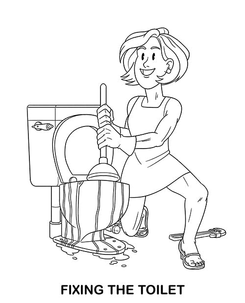 Wood Rocket Adults Doing Adult Shit Coloring Book Wood Rocket LLC