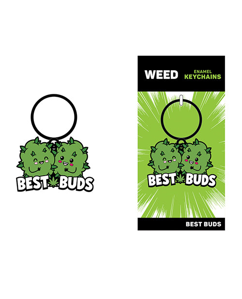 Wood Rocket Weed Best Buds Keychain - Green Wood Rocket LLC