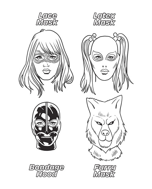 Wood Rocket Fetishes Are Fun Adult Coloring Book Wood Rocket LLC