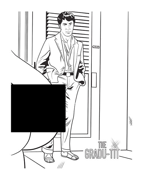 Wood Rocket Boobs Adult Coloring Book Wood Rocket LLC