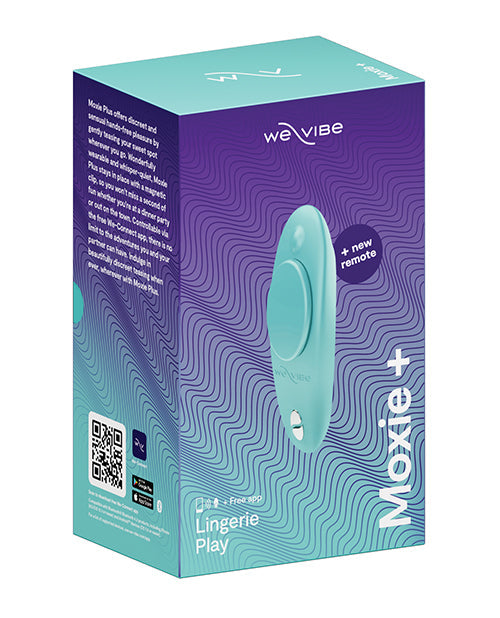 We-Vibe Moxie+ Panty Vibe - Aqua Wow Tech