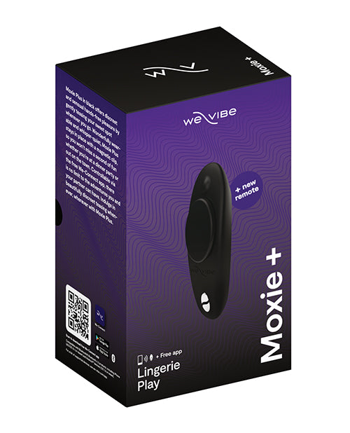 We-Vibe Moxie+ Panty Vibe - Black Wow Tech