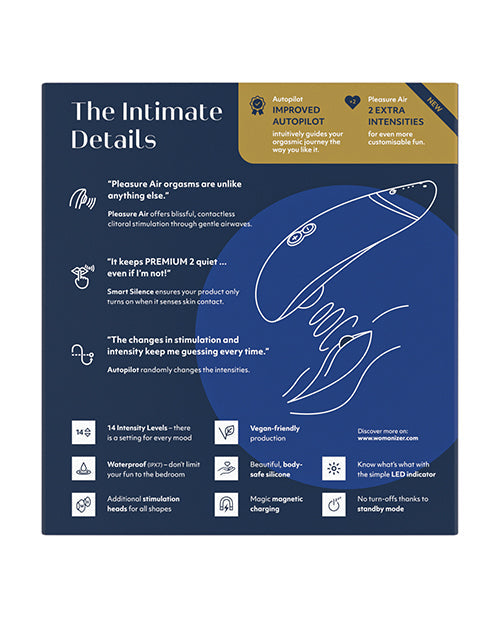 Womanizer Premium 2 - Blueberry Wow Tech