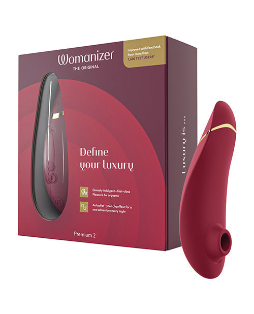 Womanizer Premium 2 - Bordeaux Wow Tech
