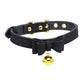 Master Series Golden Kitty Cat Bell Collar - Black/Gold