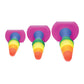 Frisky Rainbow Silicone Anal Trainer Set