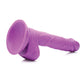 Pop Peckers 6.5" Dildo w/Balls - Purple Xr LLC
