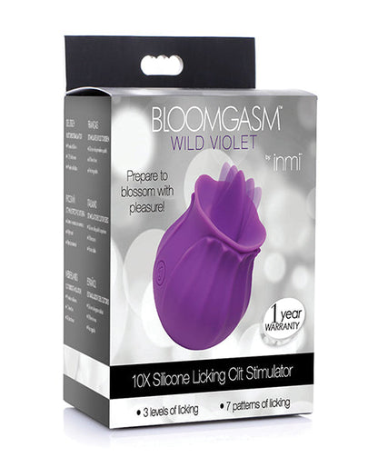 Inmi Bloomgasm Wild Violet 10X Licking Stimulator - Purple Xr LLC