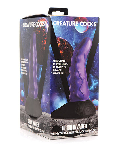 Creature Cocks Large Dildo | Orion Invader Veiny Silicone Big Dildo | Suction Cup Dildo